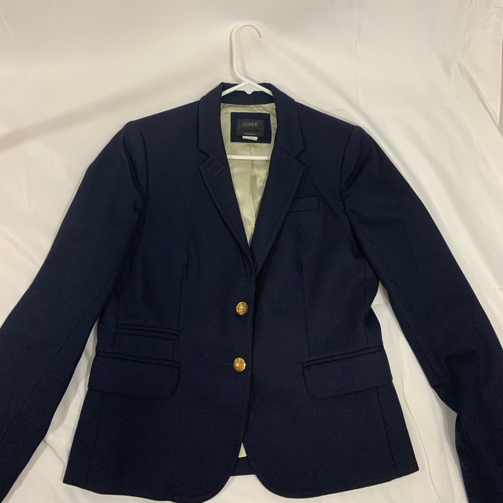 Navy J. Crew Schoolboy Blazer